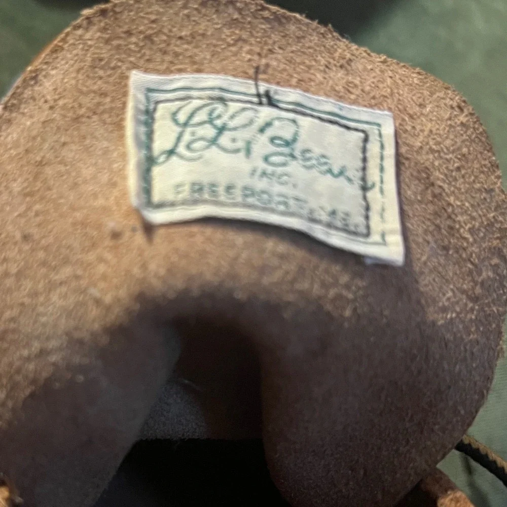 VtG 60s LL BEAN Maine‎ Leather Hiking Mountaineering Utility Boot 7.5 C Rare